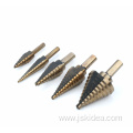 Inch Size HSS Step Drill Bit Straight Flute